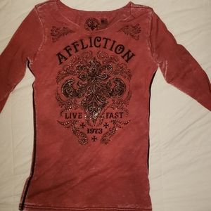 Vintage Red Affliction shirt